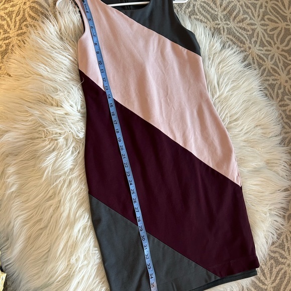 Banana Republic Pink and Burgundy Midi Dress - Picture 8 of 10